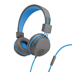 JLab Jbuddies Studio Kids Wired Headphones - Grey/Blue