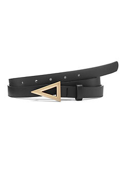 LASCANA Faux Leather Belt with Triangular Clasp