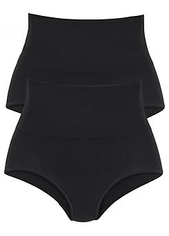 Petite Fleur Pack of 2 Shaping Briefs