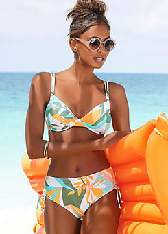 Sunseeker Leaf Print Underwired Bikini