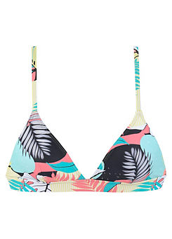 active by LASCANA Tropical Print Triangle Bikini Top