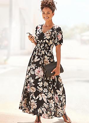 LASCANA Ethnic Print Maxi Summer Dress