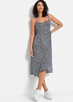 LASCANA Polka Dot Print Beach Dress