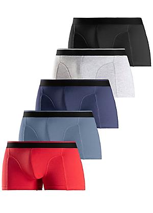 Le Jogger Pack of 8 Button Fly Boxers