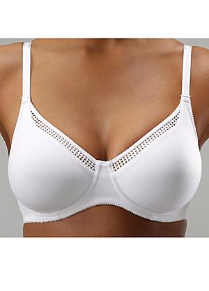 LASCANA Clear Strap Padded Underwire T-Shirt Bra, India