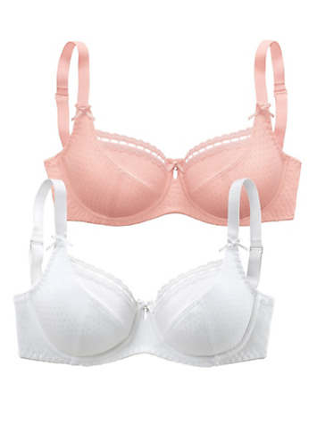 Petite Fleur 2 Pack Underwired Bras