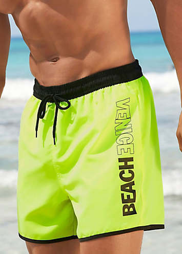 Venice Beach Logo Print Swimming Shorts | LASCANA
