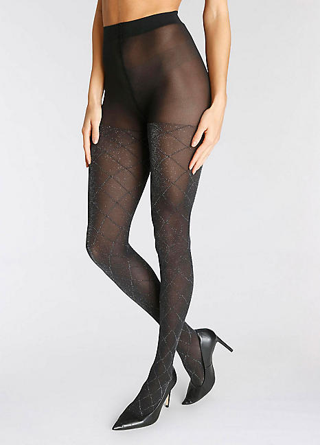 Pack of 2 40 Denier Tights by LASCANA