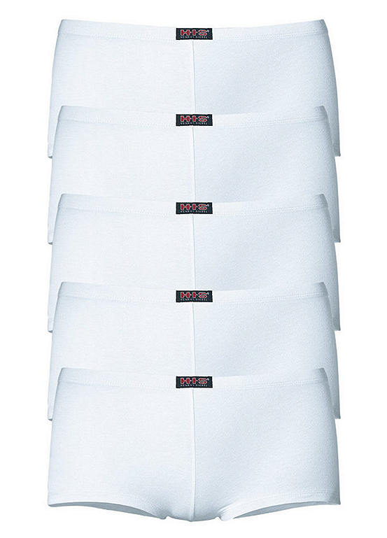 H.I.S Pack of 5 Hipster Short Panties