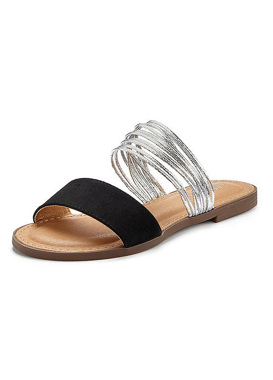 metallic mules