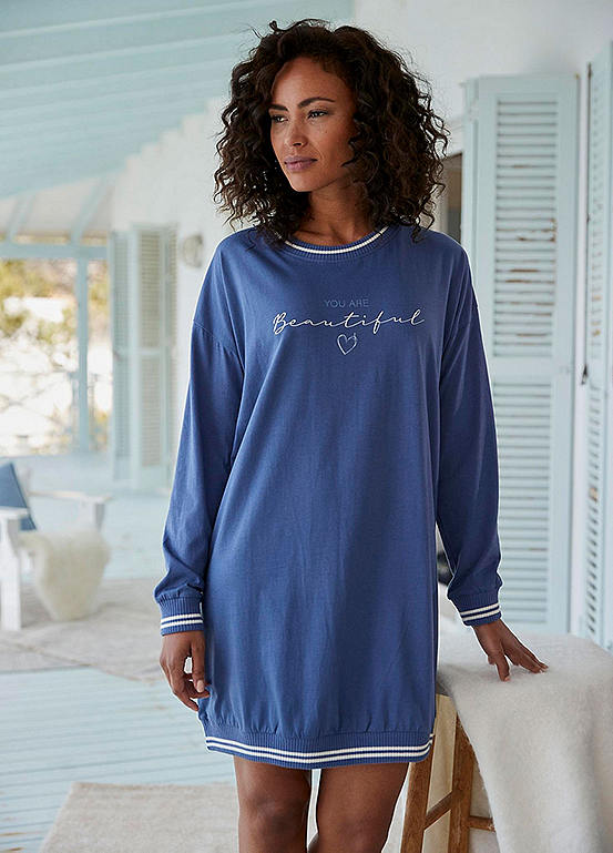 Vivance Dreams Long Sleeve Nightgown LASCANA