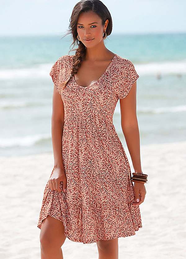 Beach Dress with Deep V-Neck by Beachtime