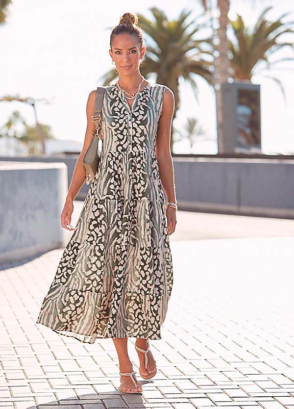 LASCANA | LASCANA Dress Maxi Animal Print
