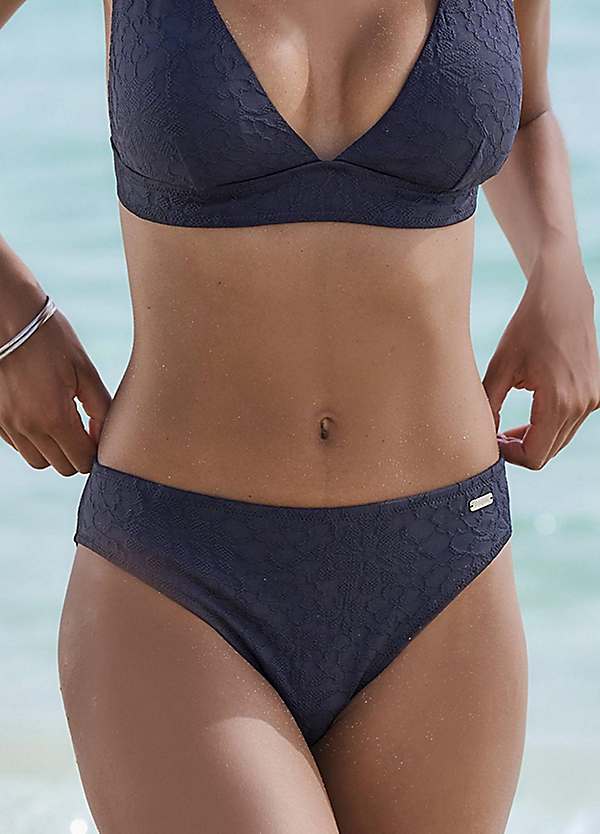 Plain navy bikini bottoms on sale