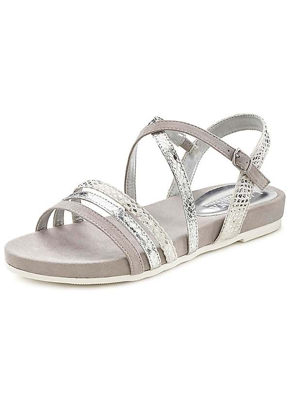 LASCANA Metallic Look Sandals LASCANA