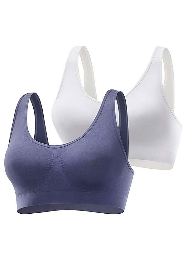 Petite Fleur Pack of 2 Non-Underwired Bras