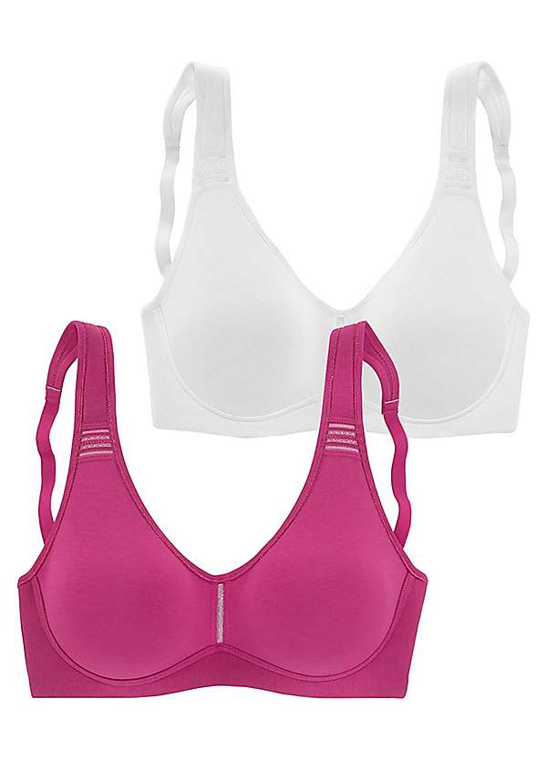 Petite Fleur 2 Pack of Non-Underwired Bras