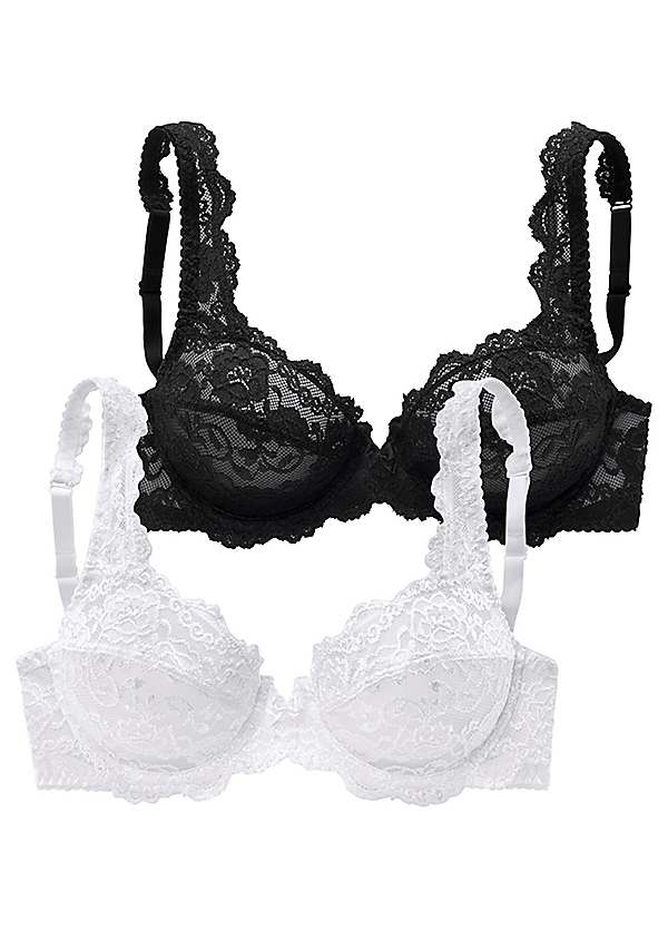 Petite Fleur 2 Pack Underwired Bras