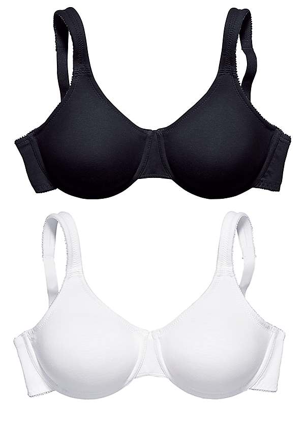 Petite Fleur 2 Pack of Non-Underwired Bras