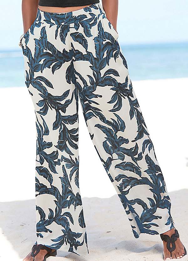 s.Oliver Wide Leg Palazzo Pants | LASCANA