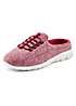 Fleece-Lined Platform Slip-Ons - Comfort & Style